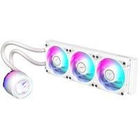 GIGABYTE AORUS WATERFORCE X II 360 ICE AIO Liquid CPU Cooler- 3x120mm ARGB Fans, full-color LCD, MAGNETIC interlocking mechanism, DAISY-CHAIN, Intel LGA 1851 and AMD AM5 Compatible, 6 Year Warranty