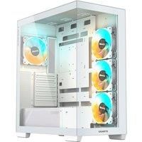 Gigabyte C500 Panoramic Stealth ATX Mid Tower Tempered Glass RGB Fusion PC Case - Black - GB-C500P ST