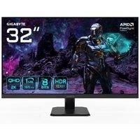 Gigabyte GS32Q 32 Inch QHD Gaming Monitor - 2560 x 1440 SS IPS, 165Hz, 1ms, 300 cd/m2, HDR10, 2 x HDMI 2.0, 1 x DP 1.4, FreeSync Premium.