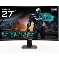 Gigabyte GS27FC 27" FHD Curved Gaming Monitor - 1920 x 1080 VA 1500R, 180Hz, 1ms, HDR10, 2 x HDMI, 1 x DP, FreeSync Premium