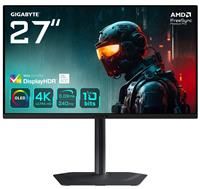 Gigabyte MO27U2 OLED 4K UHD Gaming Monitor - 3840 x 2160, 240Hz, 0.03ms, 1000 cd/m², Display HDR True Black 400, HDMI 2.1, Displayport 1.4
