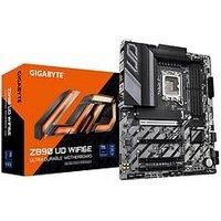 GIGABYTE Z890 UD WIFI6E Motherboard - Supports Intel Core Ultra (Series 2) CPUs, 12+1+2 phases VRM, up to 8800MHz DDR5 (OC), 1xPCIe 5.0 + 2xPCIe 4.0, Wi-Fi 6E, 2.5GbE LAN, Thunderbolt 4