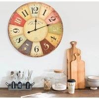 Vintage Wall Clock Colourful 60 cm