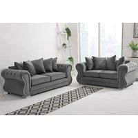 Falcon Scatterback Upholstered Sofa Range - 4 Options, 6 Colours