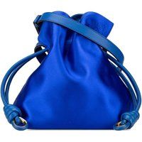 LOEWE Women's Preloved Hammock Small Drawstring Bag - Blue Crossbody Bags