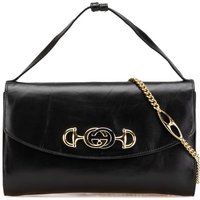 Gucci Women's Preloved Horsebit 1955 Shoulder Bag - Black Satchel
