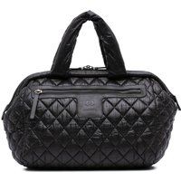 Chanel Women's Preloved Quilted Carryall Bag - Black Handbags