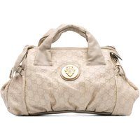 Gucci Women's Preloved Top Handle Bag - White Handbags