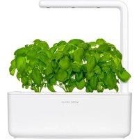 Click and Grow Smart Garden 3 Indoor Gardening Kit (Includes 3 Basil Plant Pods), White