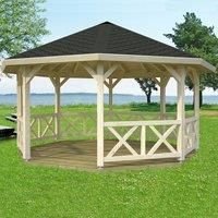 4.5x4.5m (15'x15') Palmako Betty Garden Pavilion  Luxury Gazebo