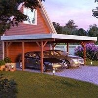 20' x 17' Palmako Karl Wooden Carport (6m x 5.1m)