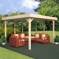 3.5x3.5m (11'x11') Palmako Lucy Luxury Garden Shelter  Pergola