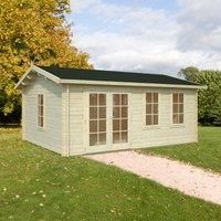 Palmako Iris 5.3m x 4.1m Log Cabin Garden Building (44mm)