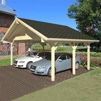 21' x 17' Palmako Robert Wooden Carport (6.3m x 5.1m)