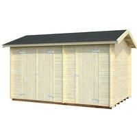 13'5 x 8'5 Palmako Jari (28mm) Premium Nordic Shed (4.1m x 2.6m)