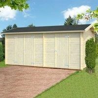 17' x 10'5 Palmako Jari Premium (28mm) Multiroom Shed (5.2m x 3.2m)