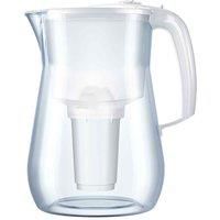 AQUAPHOR Provence White Water Filter Jug - Counter Top Design with 4.2L Capacity, 1 X A5 Filter with added Magnesium included, Reduces Limescale, Chlorine & Microplastics, Perfect for Families.