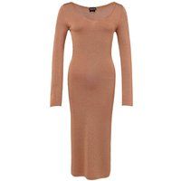 Tom Ford Women's Knit V Neck Midi Dress- Orange | Size: XS