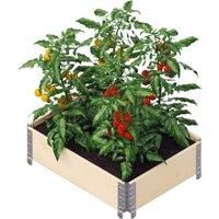 Upyard Eco Natural Garden Box Raised Bed - 600 x 800 x 195mm - 0.48m