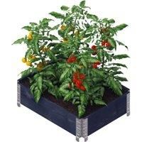 Upyard Eco Black Garden Box Raised Bed - 600 x 800 x 195mm - 0.48m