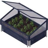 Upyard Black Greenhouse - 4 x 2ft 6in