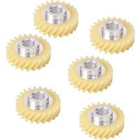 6Pcs W10112253 Mixer Worm Gear Replacement Part Exact Fit for KitchenAid Mixers Whirlpool &