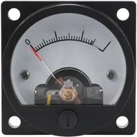 AC 0-300V Round Analog Dial Panel Meter Voltmeter Gauge Black