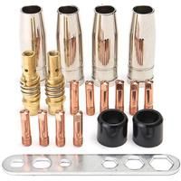19Pcs Nozzle Contact Tips Holder for Mig Welder Torch Contact SemiAutomatic Welding Tool for 15AK