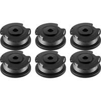 6 Pack F016800569 String Trimmer Spool and Line for Bosch EasyGrassCut 23, 26, 18, 18230, 18260,