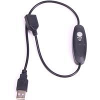 USB 5V-12V Temperature Controller Heater Thermostat 3-Speed Adjustable 24W