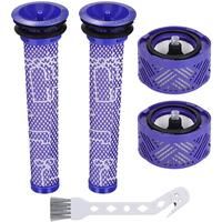 Replaces Filter for Dyson V6,Accessories Washable Pre-Filter and Washable HEPA Post-Filter,Replace Parts DY-966912-03