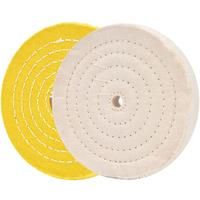 2Pcs Polishing Discs Polishing Wheel Kit 150mm Polishing Wheel Set for Table Buffer Polisher with