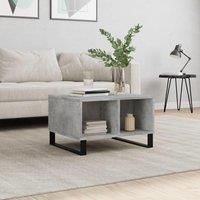 Coffee Table Concrete Grey 60x50x36.5 cm Engineered Wood