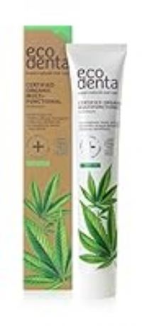 Ecodenta Organic Toothpaste Fluoride Free - Multifunctional Tooth Paste with Matcha Green Tea 75ml