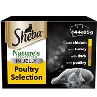 Sheba Nature's Collection Pouches 12 x 85g - Poultry Collection in Jelly