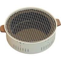 Portable Outdoor White Korean-Style Bbq Stove Grill