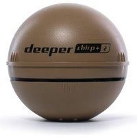 Deeper Chirp+ 2 Castable and Portable Gps Enabled Fish Finder with Extended Battery and Night Fishing Cover for Kayaks Boats on Shore Ice Fishing