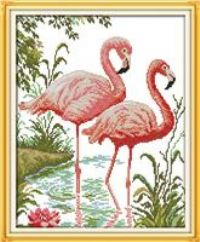 CaptainCrafts Cross Stitch Kits Stamped Cross Stitch Preprinted 11CT,