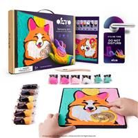 Okto Sensory Air Clay Painting by Numbers Fox Kit