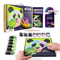 OKTO Sensory Air Dry Clay Painting by Numbers - Panda