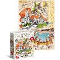 Dodo Harry Potter Wizarding World Medium Hogwarts School and Quidditch Field Hard Jigsaw Puzzle - 450 Pieces, none