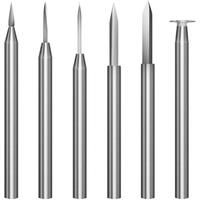 Wood Carving Drill Bits Set for Rotary Tool 6Pcs Engraving Drill Accessories Bit Wood Crafts