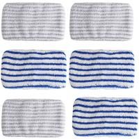 6 Pcs Microfibre Cloth Pads Replacement for Rowenta Clean&Steam ZR005801 RY7/RY8 Series Not Suitable
