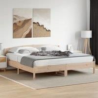 Bed Frame without Mattress 180x200 cm Super King Solid Wood Pine
