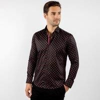 Claudio Lugli Midnight Club: Lantern Print Shirt-XXL-Black