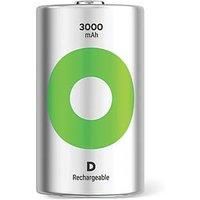 GP Batteries GP Recyko Rechargeable D Batteries 3000mAh 2-Pack