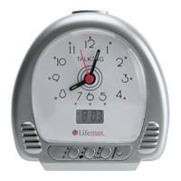 Talking Alarm Clock - Lifemax Analogue & Digital Talking Clock Travel NEW BOXED