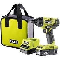 Ryobi 18v Impact Driver Starter Kit c/w 1 x 2Ah Battery & Charger R18ID2-120S