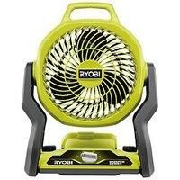 RYOBI RF18-0 18V ONE+ Cordless 3-Speed Whisper Fan (Bare Tool), Hyper Green