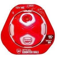 Smart Ball SBCB1A : SBCB1BNP-AFC Football, Red & White, One Size